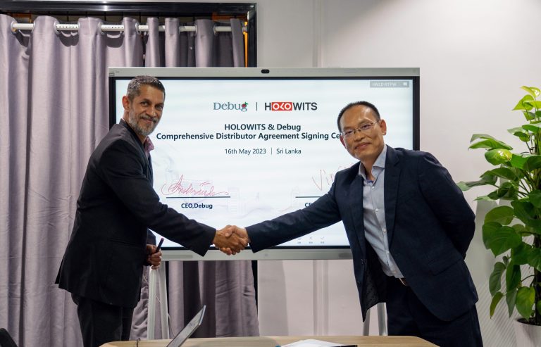 HOLOWITS and Debug Sign a National Distribution Agreement for Future Cooperation in Sri Lanka